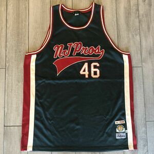 RUCKER VINTAGE NJ PROS GREEN SIZE 58 THROWBACK Basketball Jersey STALL & DEAN
